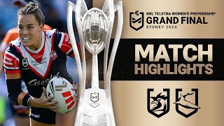 NRLW 2024  Roosters v Sharks  Match Highlights [upl. by Gonta]