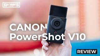 Canon PowerShot V10 Review  Georges Cameras [upl. by Wesa]