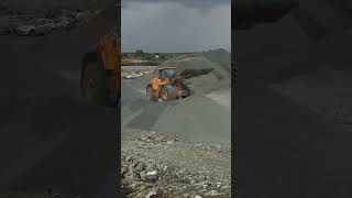 Volvo Wheel Loader Emptying its bucket  Construction Scene volvotrucks heavyequipment [upl. by Chamberlain]