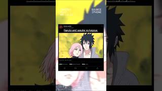 Sasuke and sakura narutoanime sasuke sakura shortsfeed anime shorts [upl. by Nojed]