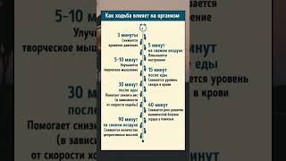 как ходьба влияет на организм здоровье полезныесоветы здоровыйобразжизни [upl. by Atteinotna]