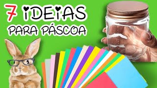 7 IDEIAS CRIATIVAS DE PÁSCOA COM RECICLAGEM  SHOW DE ARTESANATO [upl. by Eliza]