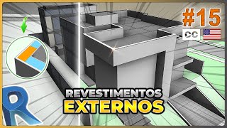 Como APLICAR revestimentos EXTERNOS no REVIT [upl. by Wellesley]