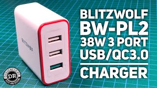 BlitzWolf BWPL2 38W 3 port USBQC30 charger [upl. by Avon]