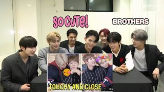 Enhypen Reaction to BTS Touchy moments 💜💜 Fanmade [upl. by Alakim704]