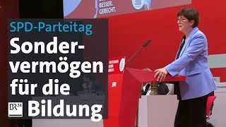 SPDParteitag Höhere Steuern für bessere Bildung  BR24 [upl. by Isabeau993]