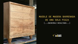 Sorprendente mueble de madera barrenada de una sola pieza 🪵😱 [upl. by Carlo59]