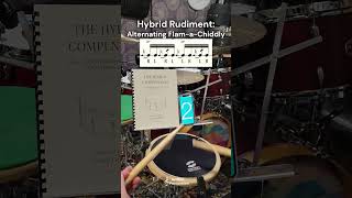 Hybrid Rudiment  Alternating FlamaChiddly [upl. by Kipton]