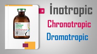 inotropic  chronotropic  dromotropic medication علم الأدوية [upl. by Adiarf816]