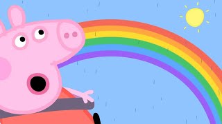 Peppa Pig Playground 🌈  Rainbow  Peppa Pig Full Episodes  Rainy Days with Peppa Pig [upl. by Eniretac]