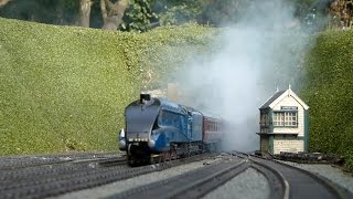 Busy Day at Sutterby  an O Gauge Garden Railway [upl. by Rima920]