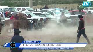 FITZ ROY FESTIVAL DE DOMA Y FOLKLORE FINAL DE BASTO Y ENCIMERA [upl. by Erle384]