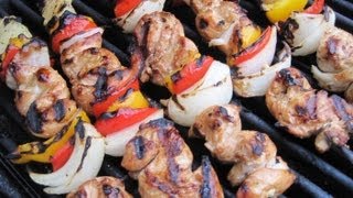 Summertime quotDynamitequot GRILLED CHICKEN KABOBS  How to make CHICKEN KABOBS recipe [upl. by Prader]