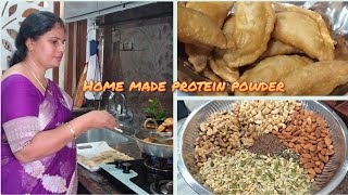 హాస్టల్ లో ఉన్న మా బాబు కోసం నేను చేసిన Protein Powder మరియు వాడికి ఇష్టమైన కొన్ని Snacks [upl. by Llerdnek]