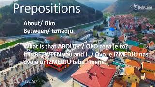 HOW TO SPEAK BOSNIAN Prepositions [upl. by Haliak]