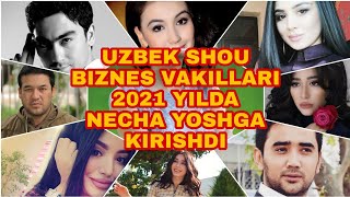 UZBEK SHOU BIZNES AKTYOR VA AKTRISALARI 2021 YILDA NECHA YOSHGA KIRISHDI UZBEK TILIDA [upl. by Davidson]