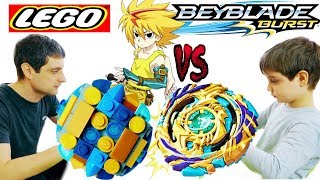 Бейблейд Берст Fafnir F3 Hasbro VS Fafnir F3 Lego Волчок из Лего BeyBlade Burst God [upl. by Bonnee]