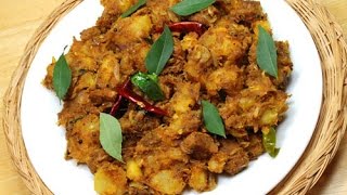 Kappa  Tapioca Biriyani  Tapioca Beef Mix Kerala Style [upl. by Lohse]