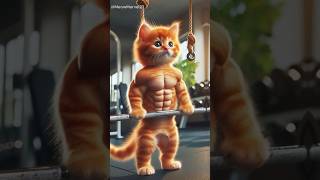 What Happens When a SCRAWNY CAT Starts Lifting Weights [upl. by Season]