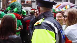 The Gardaí Policing Paddys Day [upl. by Langsdon]