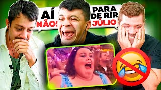 TENTE NÃO RIR DOS HUMORISTAS sem censura 😂 ft Renato Albani amp Victor Sarro [upl. by Nnyleak]