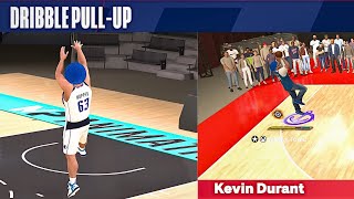 THE KEVIN DURANT DRIBBLE PULL UP NBA 2K24 [upl. by Pryce]