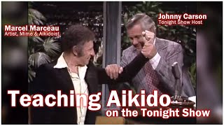 Teaching Aikido on the Tonight Show [upl. by Acirea]