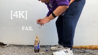 Pepsi and Mentos Experiment Fail Video 4K [upl. by Fantasia]