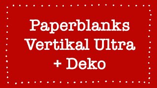 Paperblanks Vertikal Ultra  Hourly  Tagebuch  Deutsch [upl. by Dore38]