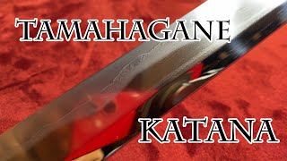 A katana made from TamahaganeJpanese Samurai Sword [upl. by Inge935]