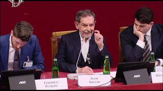 Igor Sibaldi Guerre e Pace  Intervento Pomeriggi Popolari a Montecitorio [upl. by Dittman]