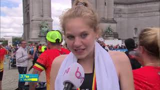 20 km de Bruxelles 2022  Amaury Paquet et Sophie Wood victorieux [upl. by Harli]