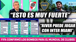 🚨YA ES OFICIAL  RIVER CABEZA DE SERIE Y BOCA AL BOMBO 3 PARA EL SORTEO DEL MUNDIAL DE CLUBES [upl. by Ynatirb]