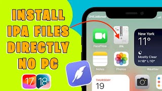 New Feather Method iOS 1718  Install IPA Files on iPhoneiPad No Revoke [upl. by Aida]