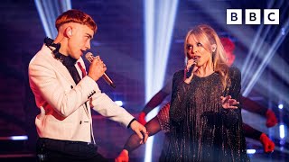 ollyalexander and kylieminogue perform ‘A Second To Midnight’ ✨ BBC [upl. by Ynotna]