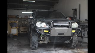 Bullbar Bumper Build for Toyota Fortuner [upl. by Epotimet]