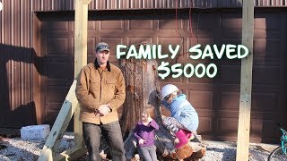 Family saved 5000 building our own own gantry crane lift See how [upl. by Aimar574]