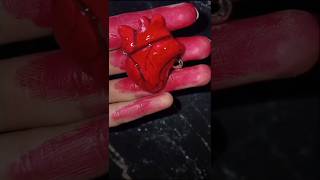 Realistic heart clay art ✨♥️art craft cute heart viralvideo shorts clayart claycrafts [upl. by Noicpecnoc]