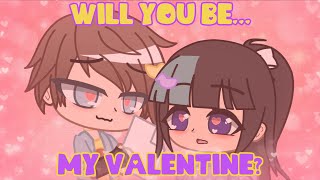 Will you be my Valentine  Valentines Day skit  Gacha Club  iCherry [upl. by Ijan963]