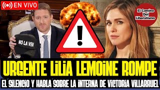 URGENTE LILIA LEMOINE HABLA SOBRE LA TRAICIÓN DE VICTORIA VILLARRUEL [upl. by Inaniel40]