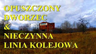 OPUSZCZONY DWORZEC I NIECZYNNA LINIA SOCHACZEWSKIEJ KOLEI WĄSKOTOROWEJ [upl. by Ahteral]