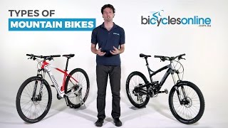 What are the different types of Mountain Bikes [upl. by Eugirne648]