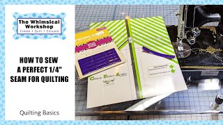 Tips amp Tools to Sew a Perfect Quarter Inch Seam Allowance  Clearly Perfect Angle  Heidi Pridemore [upl. by Trik]