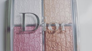 Dior Backstage glow face palette review [upl. by Arundel]