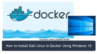 How to Install Kali Linux in Docker Using Windows 10 Fall Creator Update [upl. by Docila]