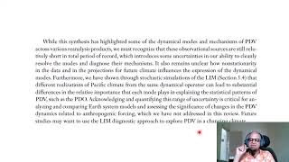 2B  A modified Paradigm for Interactions of Pacific DecadalScale Modes [upl. by Kela942]