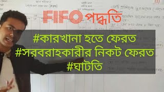 Fifo Method  আগের মাল আগে ছাড়া  মজুদ পন্যের হিসাবরক্ষন পদ্ধতি  ৮ম অধ্যায়  ভারগড় সরলগড় LIFO [upl. by Annasus537]