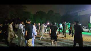 Pashtun Cultural Attan Dance in University of the Punjab Lahore fahadyousafzaishangla [upl. by Blum168]