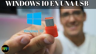 Como Tener Windows 10 En Una USB Para Instalacion Facil en Cualquier PC [upl. by Nileve]