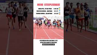 MENS STEEPLECHASE 14TH INDIAN OPEN NATIONAL U23 ATHLETICS COMPETITION 2024Likes8athletics [upl. by Divan]